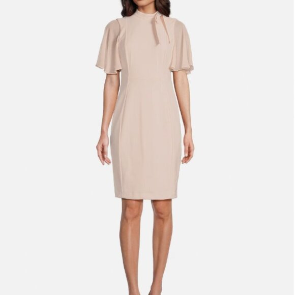 Calvin Klein Women's Cream Dress - Picture 1 of 3